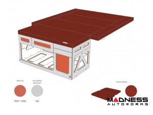 Volkswagen ID. Buzz Camper Kit - Sleeping Platform - Red Volkswagen ID. Buzz Camper Kit - Sleeping Platform - Red
